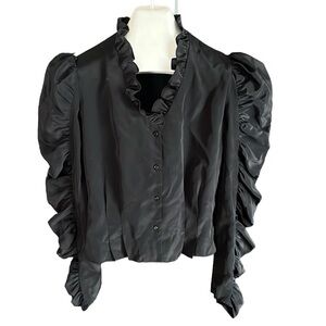 U-Turn of California puffy sleeve blouse